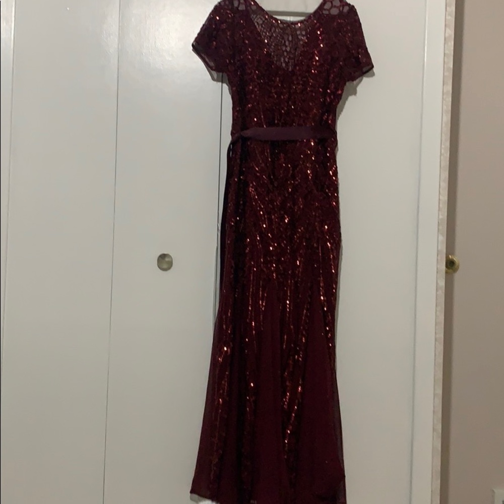 Long red Dress
